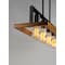 Maxim Lighting Black Forest 4-Light 8.75" Wide Black / Ashbury Linear Pendant 10307BKASB - alternate 2